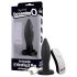 Plug Hurleur - Vibromasseur Anal Sans Fil, Rechargeable (Noir)