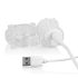 Screaming O - anneau pénien vibrant étoilé rechargeable (transparent)