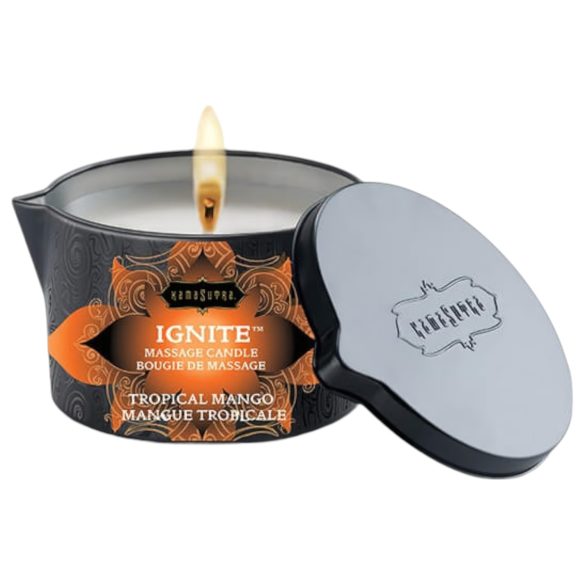 Kama Sutra - Bougie de massage végan - Douce Mangue (170g)