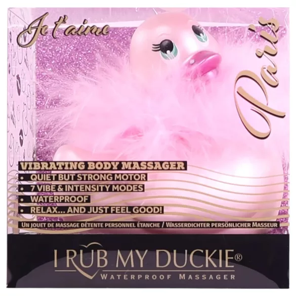 My Duckie Paris 2.0 - vibromasseur clitoridien canard étanche (rose)