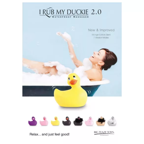 My Duckie Paris 2.0 - vibromasseur clitoridien canard étanche (rose)