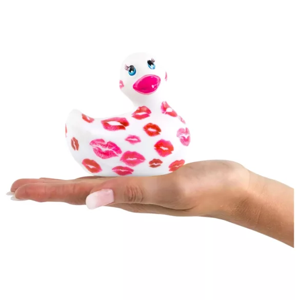 My Duckie Romance 2.0 - vibromasseur clitoridien étanche (blanc-rose)