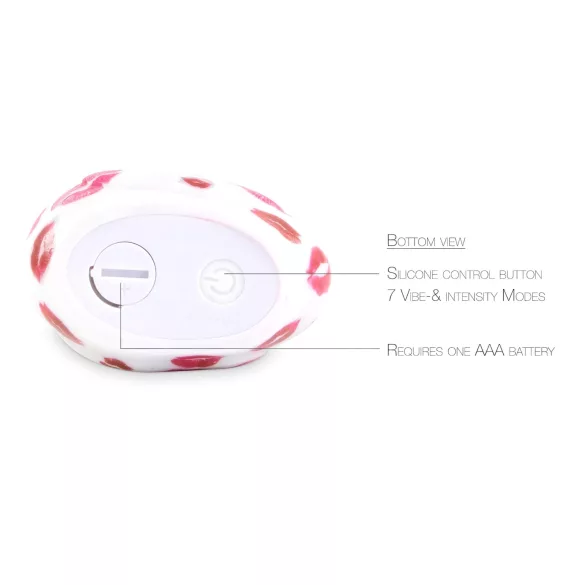 My Duckie Romance 2.0 - vibromasseur clitoridien étanche (blanc-rose)