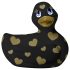 My Duckie Romance 2.0 - vibromasseur clitoridien (noir-doré)