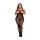 Baci Plus Size - Body résille motif - noir (XL-XXL)