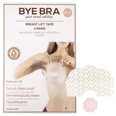   Bye Bra - soutien-gorge adhésif invisible D-F - rose - 6 pièces