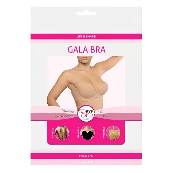 Bye Bra Gala C - soutien-gorge push-up invisible (nude)