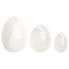   La Gemmes Yoni - Set de boules de geisha en quartz (3 pièces)