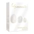 La Gemmes Yoni - Set de boules de geisha en quartz (3 pièces)