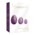 La Gemmes Yoni - set de boules de geisha - améthyste (3 pièces)