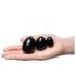 La Gemmes Yoni - Set de Boules de Geisha - obsidienne noire (3 pièces)