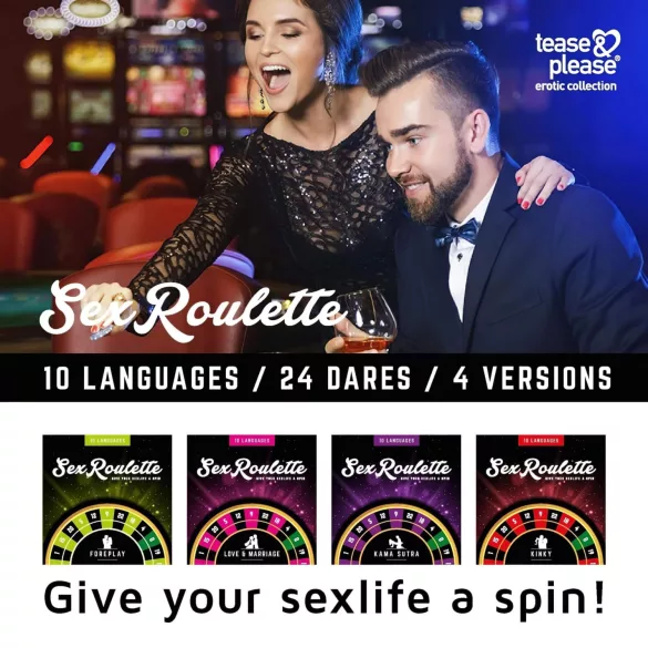 tease & please - Sex Roulette Préliminaires - Jeu de société de roulette pour couples