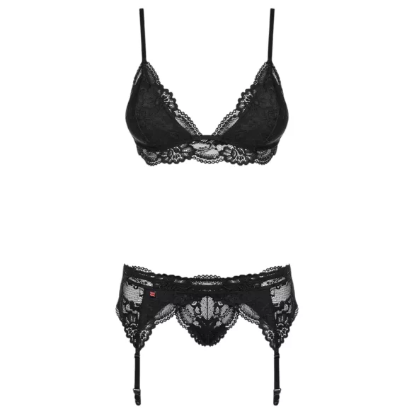 Obsessive - ensemble lingerie dentelle noire - L/XL