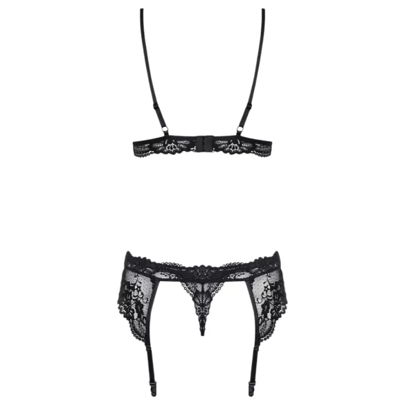 Obsessive - ensemble lingerie dentelle noire - L/XL