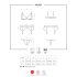 Obsessive 810-SEG-2 - Ensemble de lingerie en dentelle (blanc)