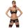 Ensemble de lingerie brodée Wonderia Obsessive (noir)