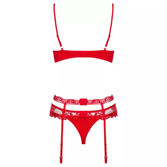 Obsessive Heartina - ensemble lingerie - rouge