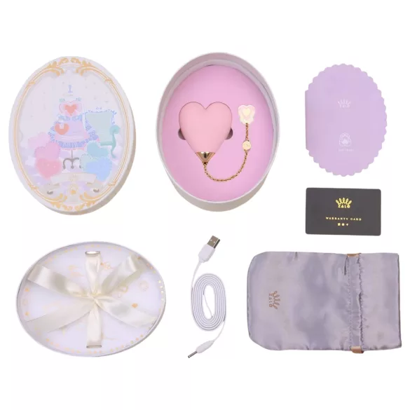 ZALO Baby Heart - vibromasseur clitoridien contrôlé par application (violet)