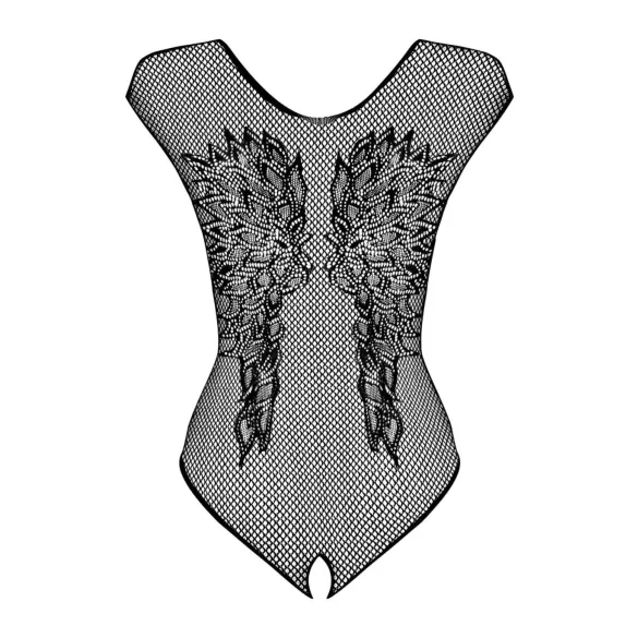 Obsessive - Body résille ouvert avec ailes d’ange - noir - XL/XXL
