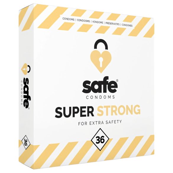 SAFE Super Strong - préservatif extra résistant (36 pcs)