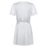 / Obsessive Miamor Robe - peignoir à manches en dentelle avec string (blanc) - L/XL