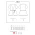 / Obsessive Miamor Robe - peignoir à manches en dentelle avec string (blanc) - L/XL
