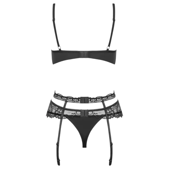 Obsessive Heartina - ensemble de lingerie (noir)