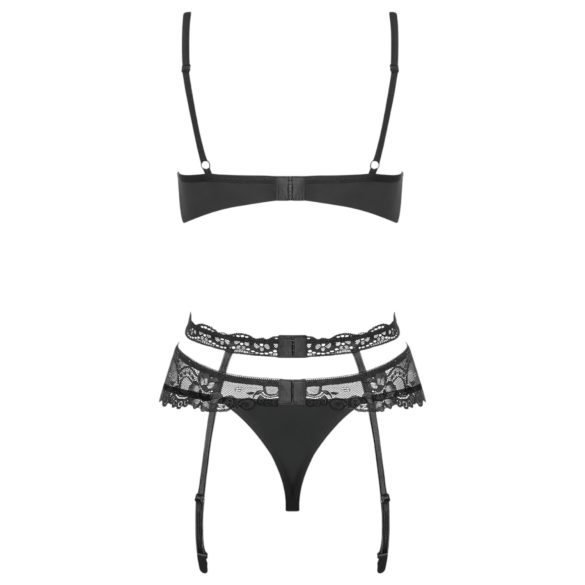 Obsessive Heartina - ensemble lingerie - noir - L/XL