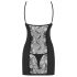 Obsessive Heartina - chemise de nuit et string (noir)