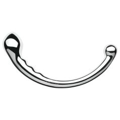 Le Wand - gode acier inox double embout (argent)