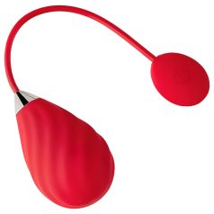 Oeuf vibrant intelligent rechargeable (rouge)