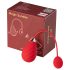 Oeuf vibrant intelligent rechargeable (rouge)