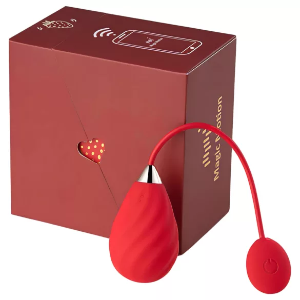 Magic Motion Sundae - Œuf vibrant contrôlé par application (rouge)