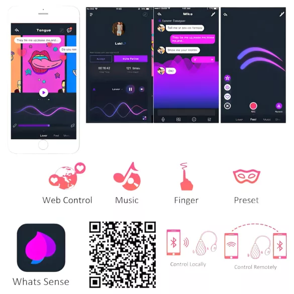 Magic Motion Sundae - Œuf vibrant contrôlé par application (rouge)