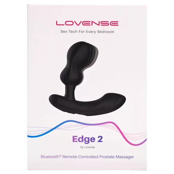 Lovense Edge 2 - Vibromasseur prostatique connecté pour hommes (noir)