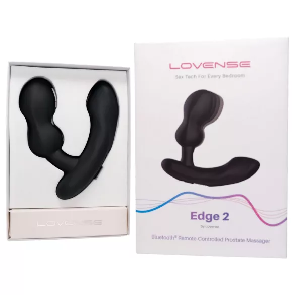 Lovense Edge 2 - Vibromasseur prostatique connecté pour hommes (noir)