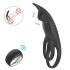 Aixiasia Hoody B - anneau pénien radio, rechargeable (noir)