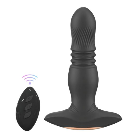 Aixiasia Roy - vibromasseur anal sans fil rechargeable (noir)