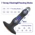 Aixiasia Roy - Vibromasseur Anal Sans Fil Rechargeable (Noir)