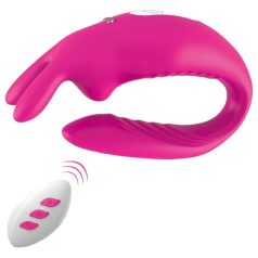   Aixiasia Hera - vibromasseur duo sans fil et rechargeable (rose)