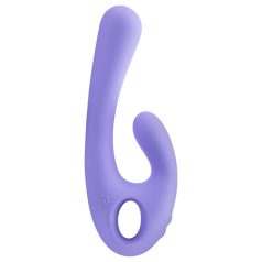   Vibromasseur rechargeable Nomi Tang Flex Bi avec stimulateur clitoridien (violet)