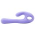 Vibromasseur rechargeable Nomi Tang Flex Bi avec stimulateur clitoridien (violet)