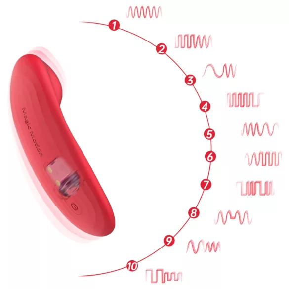 Magic Motion Nyx - vibromasseur clitoridien étanche - corail