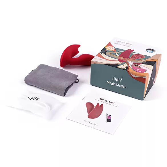 Magic Motion Umi - vibromasseur portable contrôlé par application (rouge)
