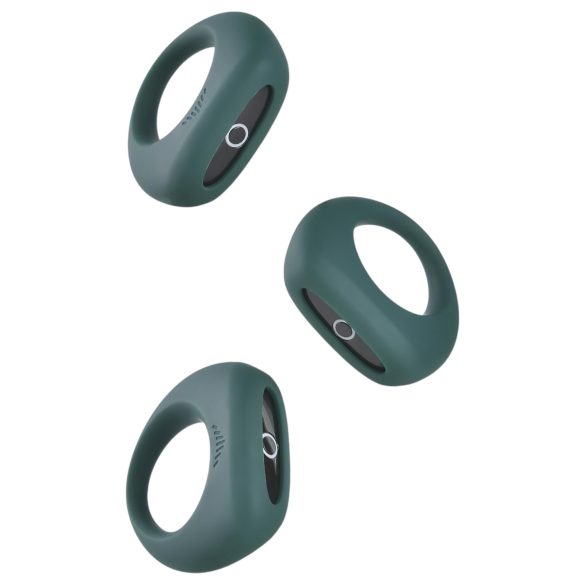 Magic Motion Dante II - anneau pénien vibrant connecté rechargeable - bleu