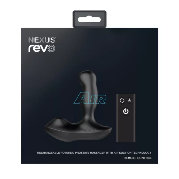 Nexus Revo Air - vibromasseur prostate rotatif - silicone noir