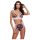 Baci - Ensemble fleuri dentelle, taille haute