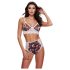 Baci - Ensemble fleuri dentelle, taille haute