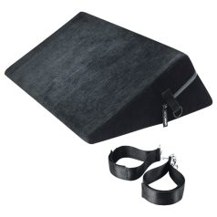   Whipsmart Le Mini Try Angle - coussin érotique en forme de coin (noir)