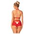 Obsessive Ms Reindy - Costume de renne pour femme (2 pièces) - rouge - M/L